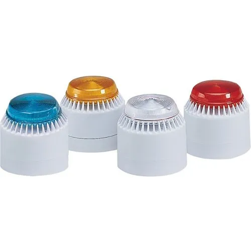 Federal Signal LP7 StreamLine Low Profile Combination Sounder/Strobe, 18-30VDC, Clear