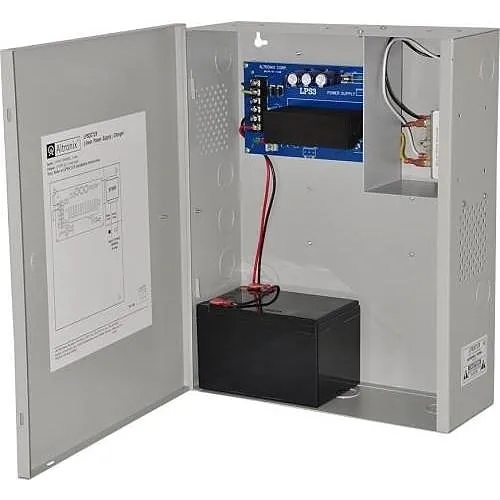 Altronix LPS3C12X220 Linear Power Supply / Charger, Single Class 2 Output, AC Fail Supervision, 12VDC 2.5A, 220VAC, BC400 Enclosure