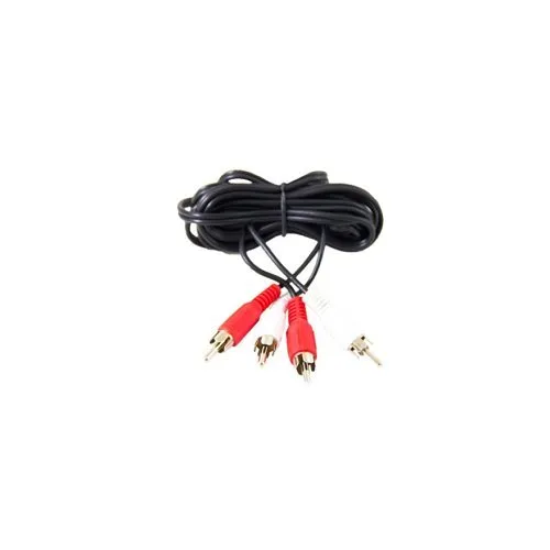 Listen Technologies LPT-A107-B Dual RCA to Dual RCA Cable 6.6'