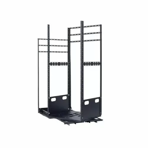 Lowell LPTR2-2419 Pull and Turn AV Rack, 24U, 2-Support Rails