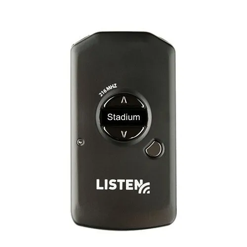 Listen Technologies LR-5200-216 Advanced Intelligent DSP RF Receiver, 216 MHz, Built-In Rechargeable Battery Included