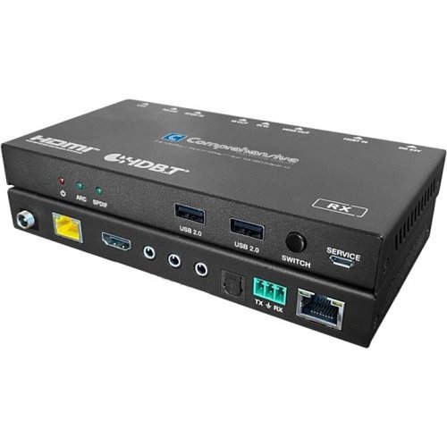Comprehensive CHE-HDBT255U HDBaseT Series 4K60 18G HDMI Extender Kit, USB, Audio, LAN, RS232 up to 330' (100m)