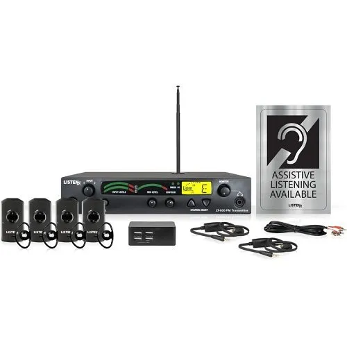 Listen Technologies LS-53-216 Listen iDSP Prime Level Stationary RF System, 216 MHz