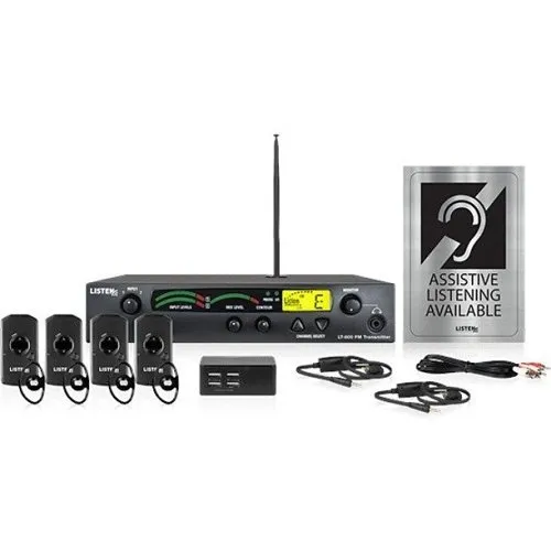 Listen Technologies LS-56-216 Listen iDSP Advanced Level Stationary RF System, 216 MHz