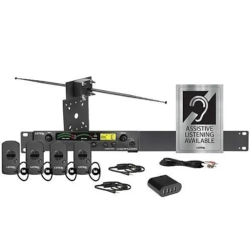 Listen Technologies LS-57-072 Listen iDSP Advanced Level II Stationary RF System, 72 MHz