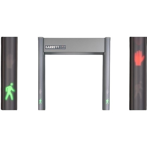 Garrett 1168434 PD 6500i Walk-Through Metal Detector, 32.5", IP65, ADA Compliant Passageway, Gray