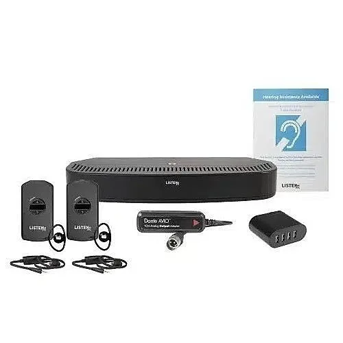 Listen Technologies LS-90 8-Piece ListenIR iDSP Level System, Dante