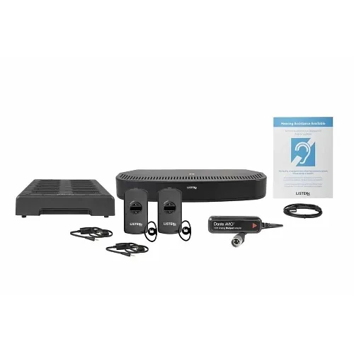 Listen Technologies LS-91-01-D ListenIR iDSP Level II System, Infrared Assistive Listening, Dante