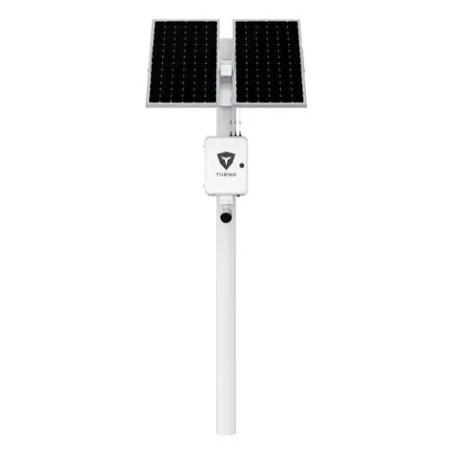 Turing Video LS-KG2-ONEMALP-3Y SolarShield Outdoor Axis Base Solar-Powered System, Includes (1) Mini NEMA3R Enclosure, (2) 26Ah Lithium Batteries, (2) Solar Panels, (1) TV-ACAI-PREMLPR3Y