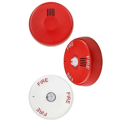 Eaton LSPKBB-CR LED Speaker Surface Backbox Ceiling Red