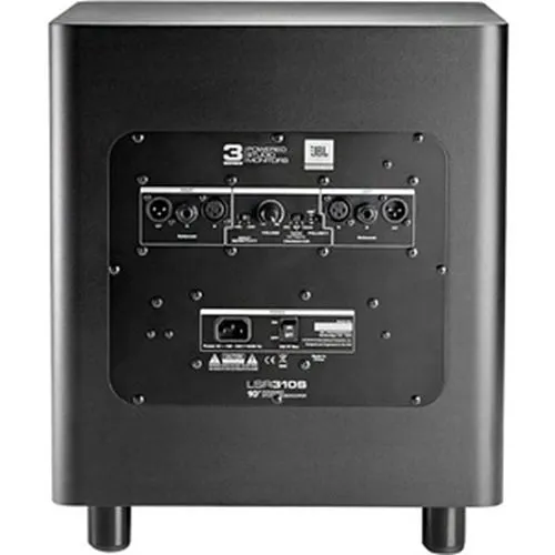 JBL Professional LSR310S 10" Powered Studio Subwoofer With XLF, Black