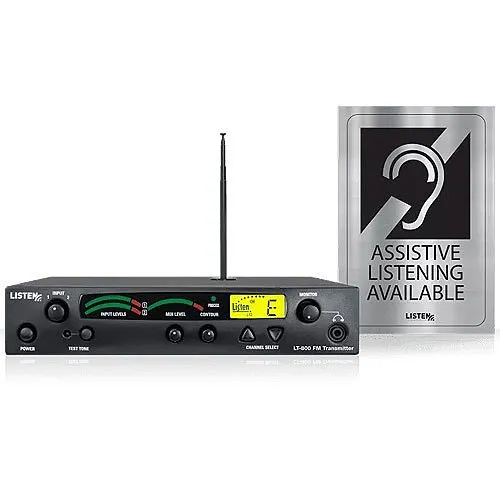 Listen Technologies LT-800 6-Piece Stationary RF Transmitter Package 1, 72 MHz