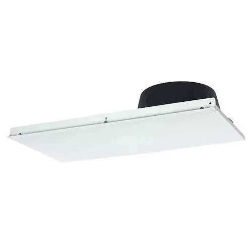 Lowell LT-810-72-BB 8" Dual Cone Lay-In Tile Ceiling Speaker with 25/70V Xfmr, 1x2 Grille, Enclosure