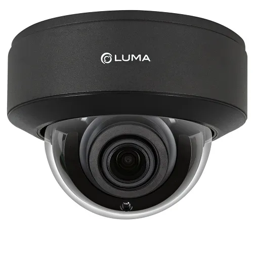 Luma LUM-420-IP-DMB Surveillance 420 Series 4MP Dome IP Outdoor Camera, 2.8-12mm Varifocal Lens, Black