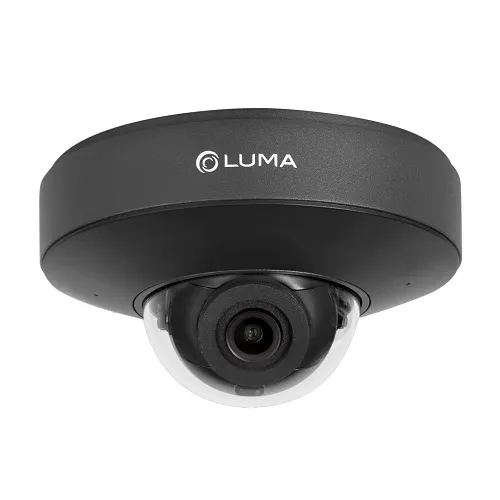 Luma LUM-520-IP-DFTB Surveillance 520 Series 5MP Compact Dome IP Outdoor Camera, 2.8mm Fixed Lens, Black