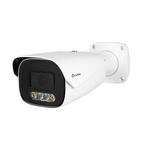 Luma LUM-820-IP-BMHW 8MP IP Outdoor Bullet Camera, Varifocal Lens, White