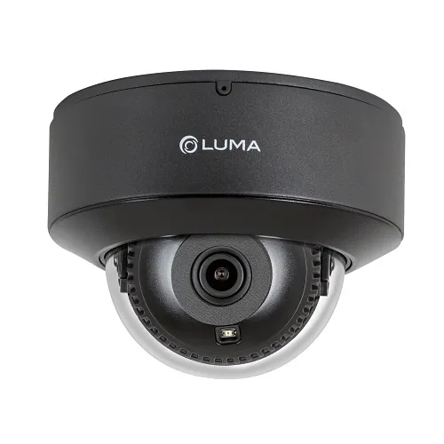 Luma LUM-820-IP-DFB 820 Series 8MP Dome IP Outdoor Camera, 2.8mm Fixed Lens, Black