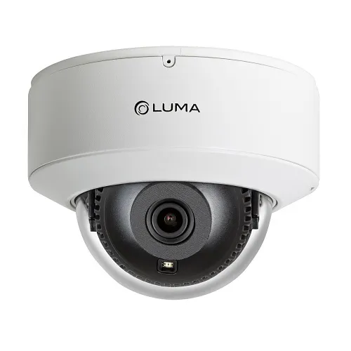 Luma LUM-820-IP-DFW 820 Series 8MP Dome IP Outdoor Camera, 2.8mm Fixed Lens, White
