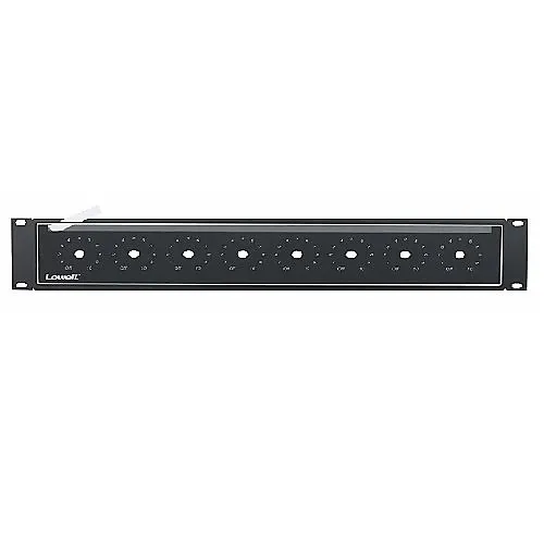 Lowell LVC8P-ID-2 19" 2U Rack Panel for 8-Volume Controls