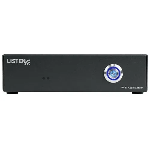Listen Technologies LW-160-02-01-D ListenWIFI 2-Channel Wi-Fi Audio Server Dante