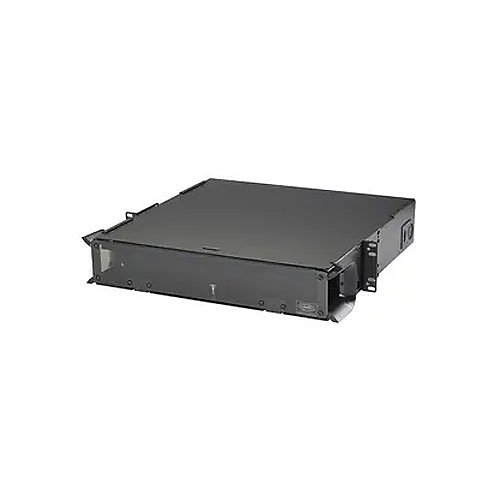 Hubbell FCR2U6SP FCR Series Fiber Optic Rack Mount Enclosure, 2U, FSP Panel, Unloaded