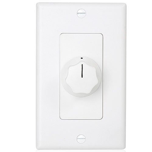 AtlasIED AT35D Deluxe Decora Plate Mounted 35W Attenuator, 3dB Steps