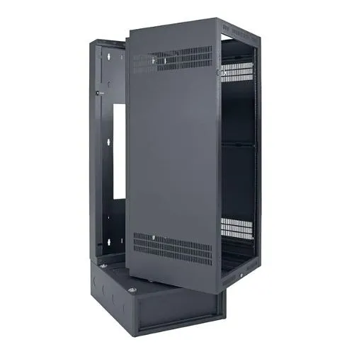 Lowell LWBR-2428 LWBR Series 24U x 28"D Wall Rack with 4U Base