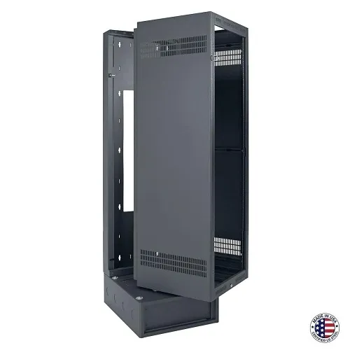 Lowell LWBR-4028 LWBR Series Wall Rack with 4U Base, 28" Depth, 40U