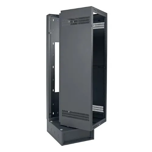 Lowell LWBR-4428 LWBR SERIES Wall Rack with 4U RS Base, Black