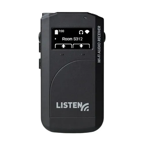 Listen Technologies LWR-1050-W0-P1 ListenWIFI Wi-Fi Audio Receiver, Package 1Package 1Package 1