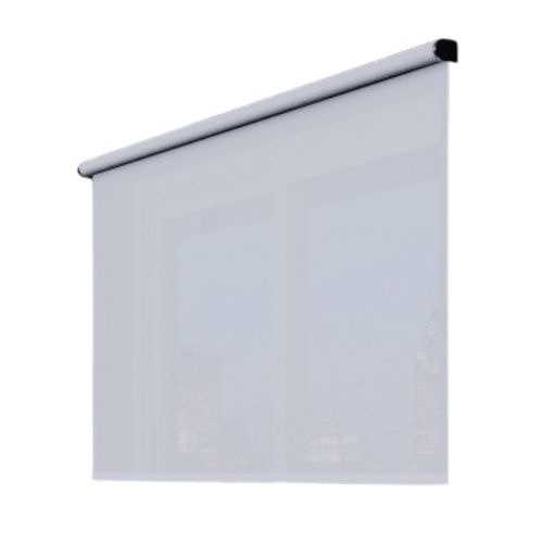 Clara Shades Smart Shade, Transparent White, 72" Max