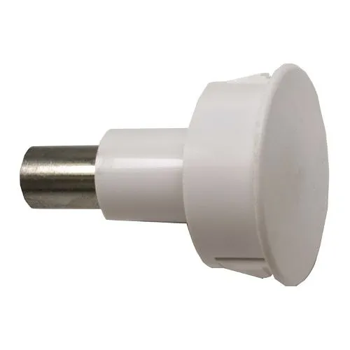 GRI M-184-G 1" Diameter Steel Door, Recessed, Gray