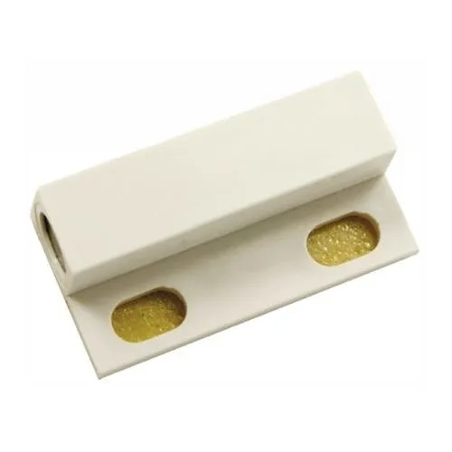 GRI M-7F-W Surface Mount Magnet, Adhesive Back with Breakaway Flange, White