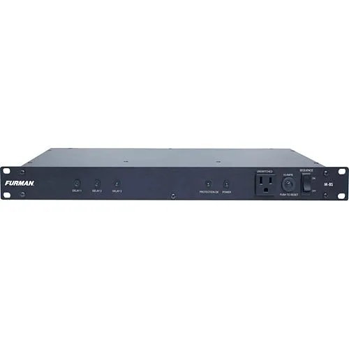 Furman M-8S Merit Series Standard Power Conditioner with Sequencer, 15A 130V, Outlets