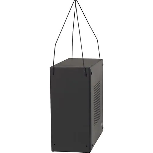 AtlasIED M1000 8" Dual-Cone Sound Masking Speaker with 4W 70V Transformer and Enclosure, Black