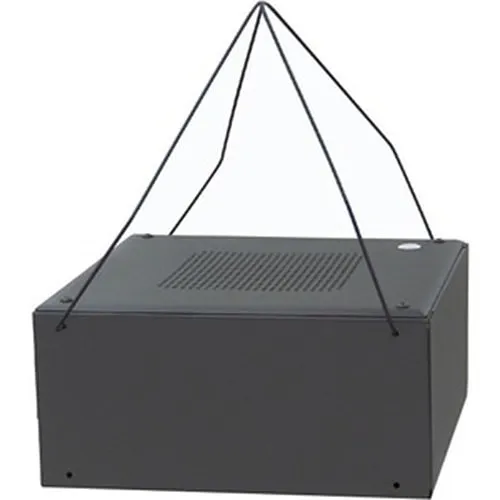 AtlasIED M1000 8" Dual-Cone Sound Masking Speaker with 4W 70V Transformer and Enclosure, Black