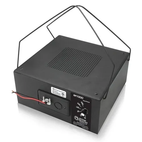 AtlasIED M1000CBKT 8" Dual Cone Sound Masking Speaker with 4W 70V Transformer and Enclosure, Black