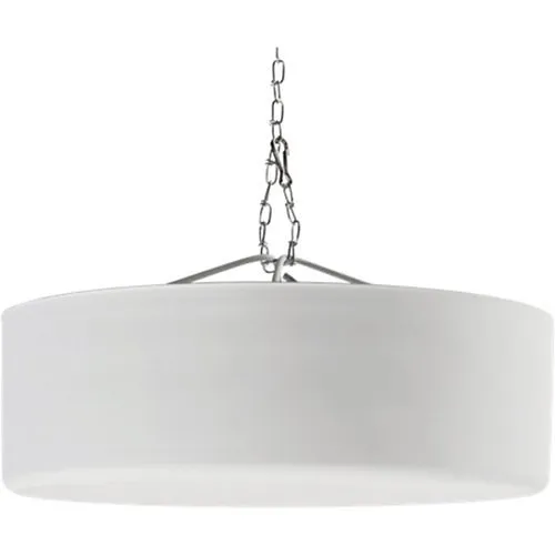 AtlasIED M1000R-W 8" Dual-Cone Sound Masking Speaker with 4W 70V Transformer and Enclosure, White