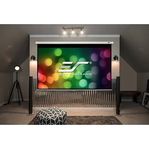 Elite Screens M100H Manual B Series 100" Manual Pull-Down Projection Screen