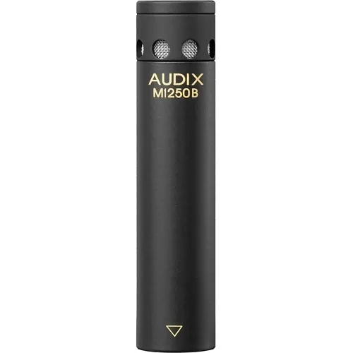 Audix M1250BO Miniaturized Condenser Microphone, Omnidirectional, Black