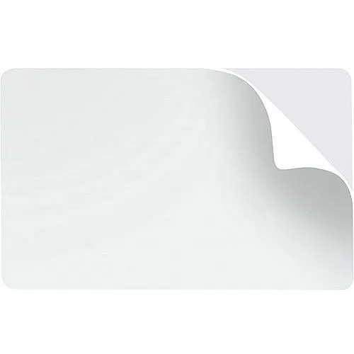 Magicard M3610-054B 14 mil Self-Adhesive PVC Cards, CR80, 100-Pack, White
