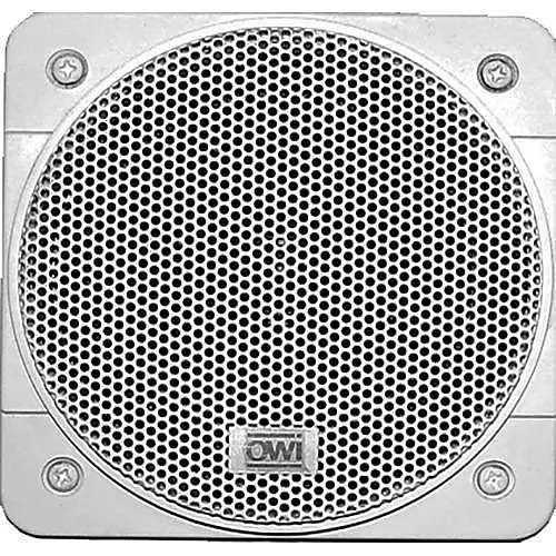 OWI M4F710 Water-Resistant Mini-Speakers, 4" Full Range, White