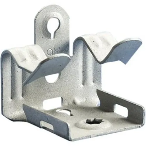 nVent CADDY M58 Hammer-On Flange Clip, Bottom Mount, Spring Steel, 5/16"–1/2" Flange