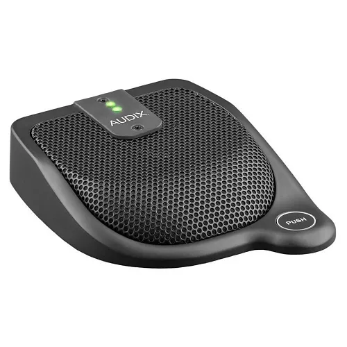 Audix M63B Hypercardioid Boundary Microphone with Logic Remote, Down Cable, Black