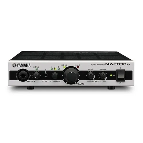 Yamaha MA2030a Lo-Z/Hi-Z Switchable Class-D Mixer Amplifier, 30W