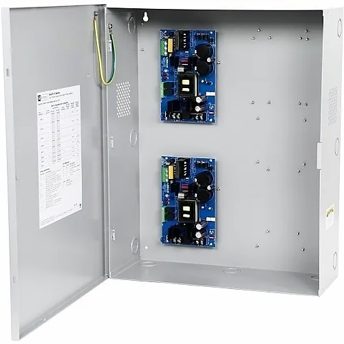 Altronix MAXFIT33E Dual Power Supply Expandable Power Systems, 12VDC or 24VDC at 6A and 12VDC or 24VDC at 6A, BC750 Enclosure