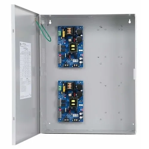 Altronix MAXFIT33FE Maximal Dual Power Supply Expandable Power Systems, 12VDC/24VDC at 6A; 12VDC/24VDC at 6A, BC750 Enclosure