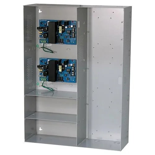 Altronix MAXIMAL11E Power Supply Charger, Expandable, Dual 12/24VDC outputs at 3.5A each, 115VAC, BC800 Enclosure