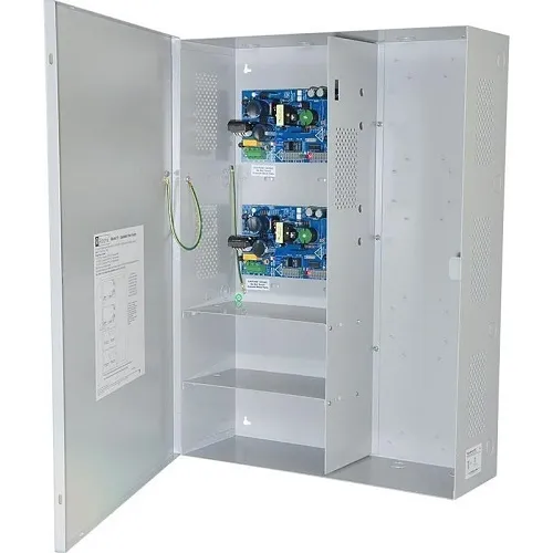 Altronix MAXIMAL11FE Power Supply Charger, Expandable, Dual 12/24V DC outputs at 3.5A each (12A max), 115V AC, FAI, LinQ2 Ready, BC800 Enclosure