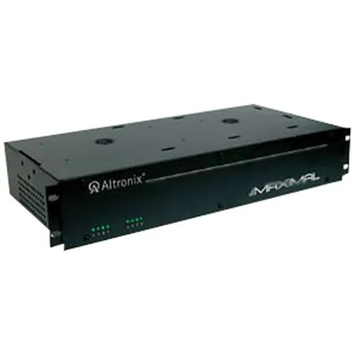 Altronix MAXIMAL1RH Access Power Controller with Power Supply Charger, Fused Relay Outputs, 12/24VDC at 4A, 115VAC, 2U